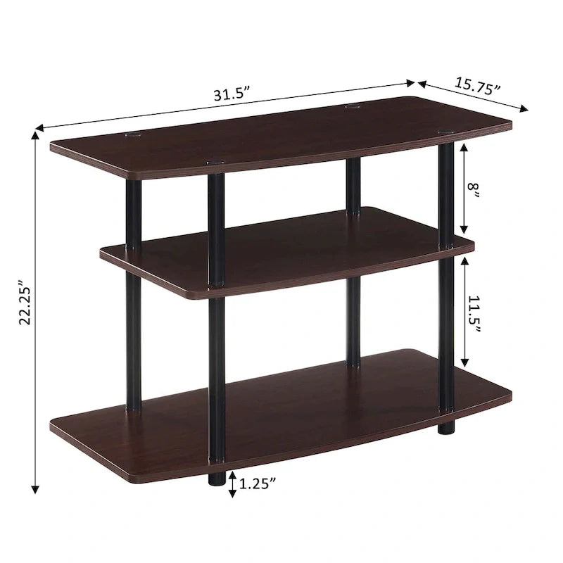 Convenience Concepts Designs2Go Tool-Free 3-Tier TV Stand 32