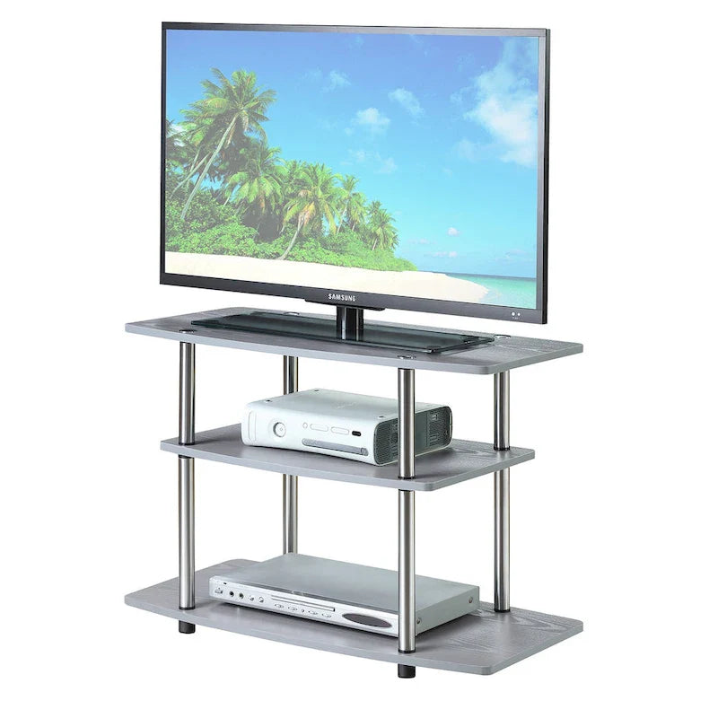 Convenience Concepts Designs2Go Tool-Free 3-Tier TV Stand 44