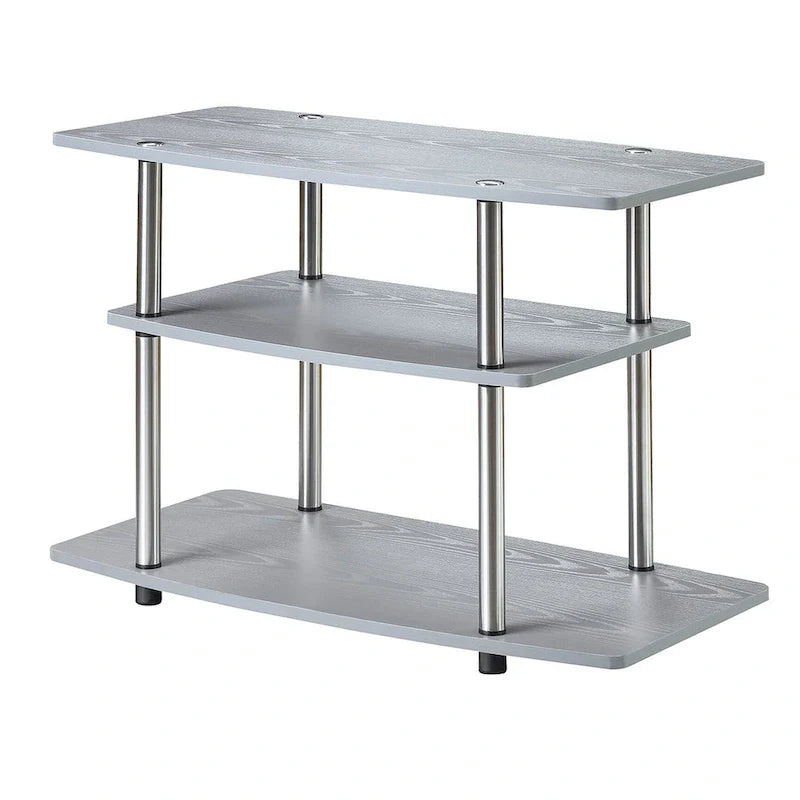 Convenience Concepts Designs2Go Tool-Free 3-Tier TV Stand 45