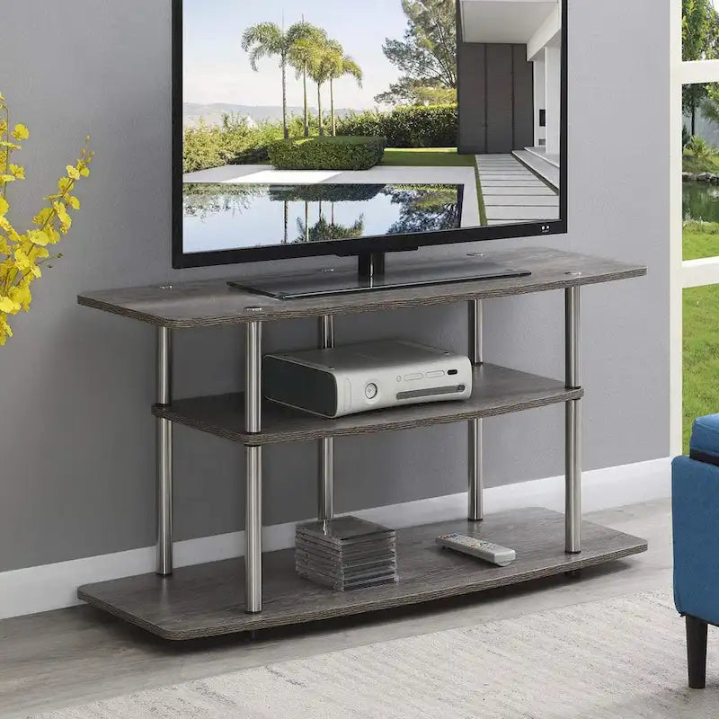 Convenience Concepts Designs2Go Tool-Free 3-Tier Wide TV Stand 2