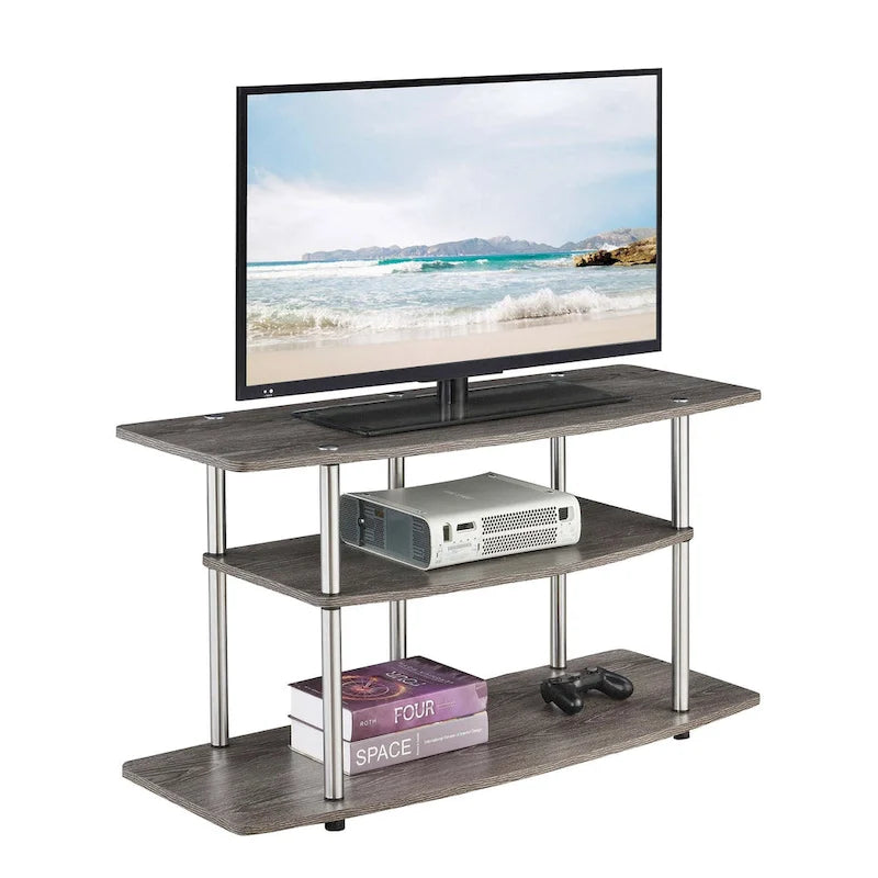 Convenience Concepts Designs2Go Tool-Free 3-Tier Wide TV Stand 3