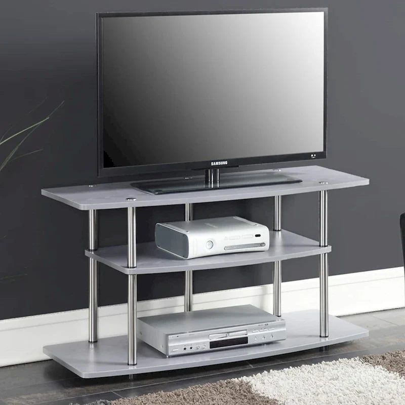 Convenience Concepts Designs2Go Tool-Free 3-Tier Wide TV Stand 6