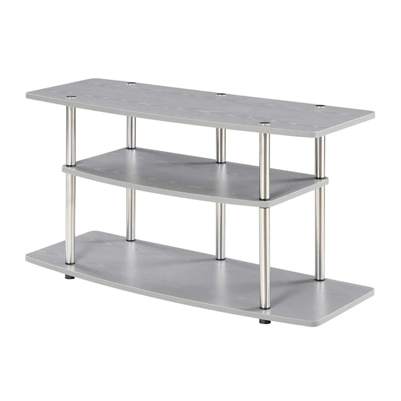 Convenience Concepts Designs2Go Tool-Free 3-Tier Wide TV Stand 8