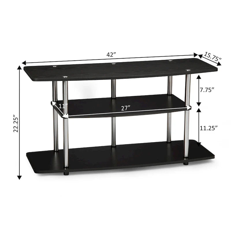 Convenience Concepts Designs2Go Tool-Free 3-Tier Wide TV Stand 16