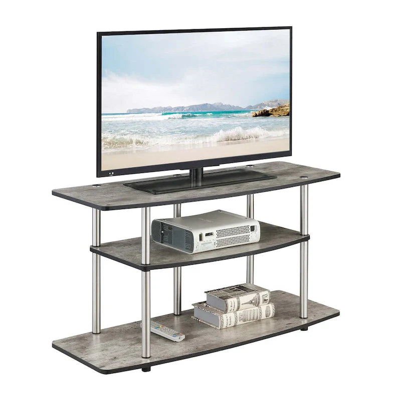 Convenience Concepts Designs2Go Tool-Free 3-Tier Wide TV Stand 34