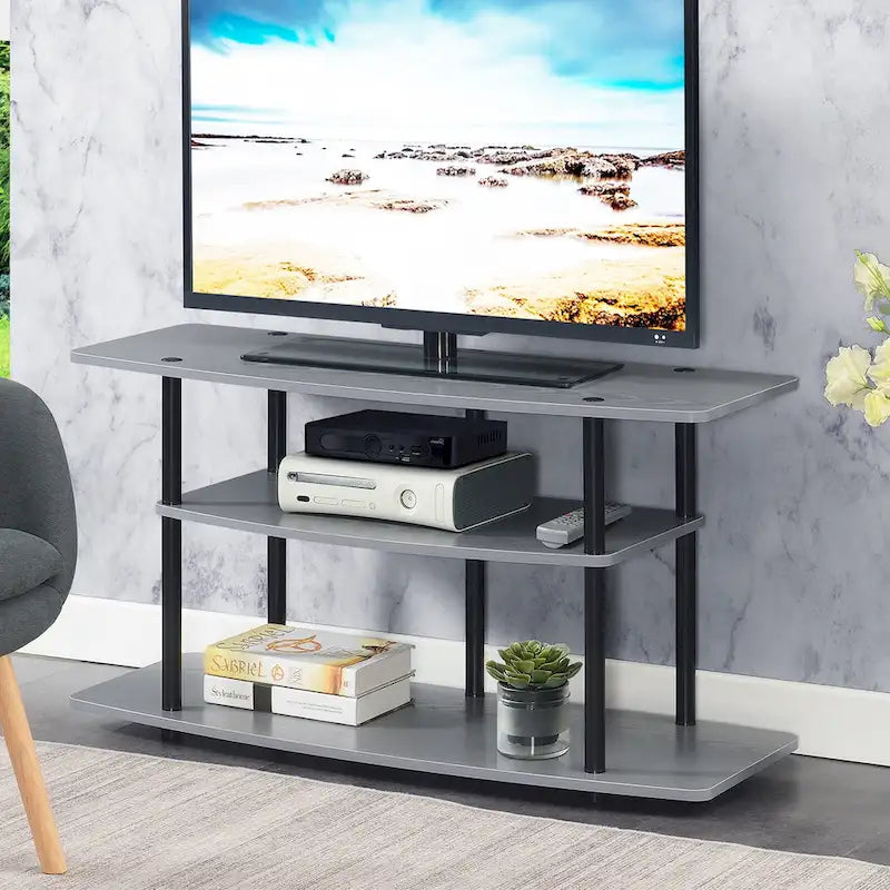 Convenience Concepts Designs2Go Tool-Free 3-Tier Wide TV Stand 45