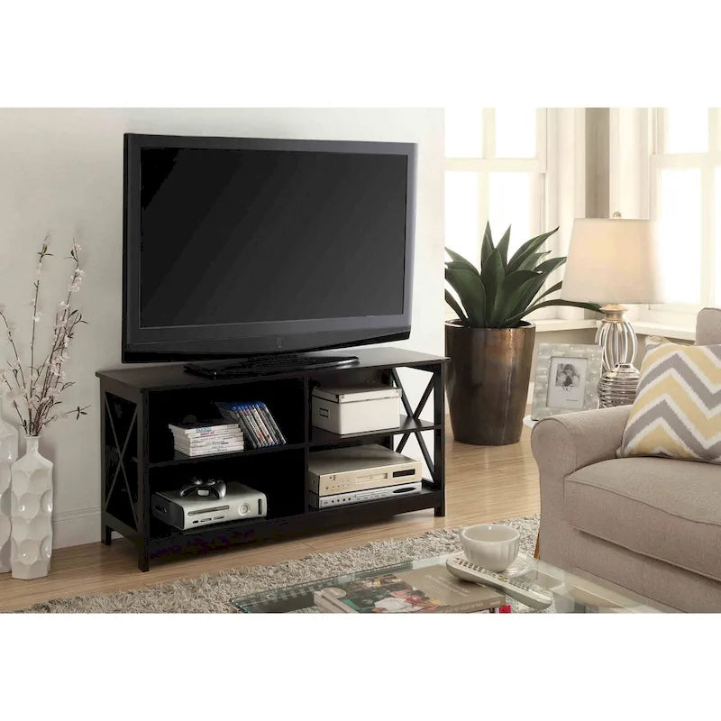 Oxford 55-Inch TV Stand with Shelves by Convenience Concepts 1