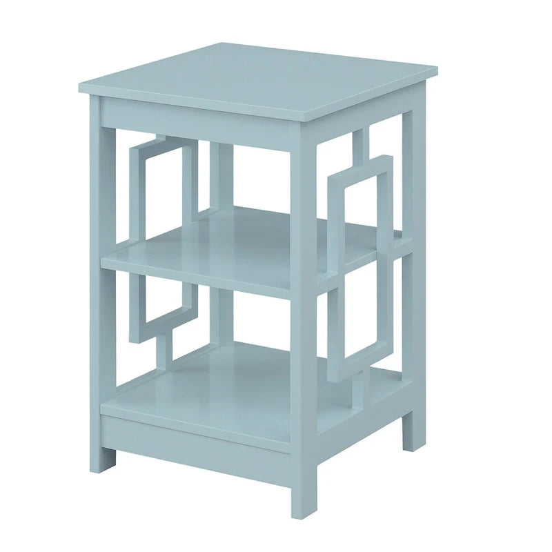 Convenience Concepts Town Square End Table Featuring Shelves 21
