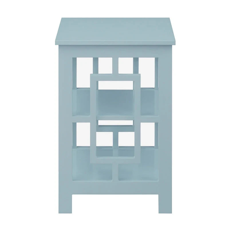 Convenience Concepts Town Square End Table Featuring Shelves 22