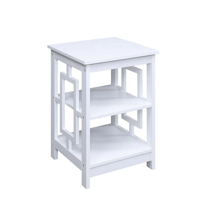 Convenience Concepts Town Square End Table Featuring Shelves 29