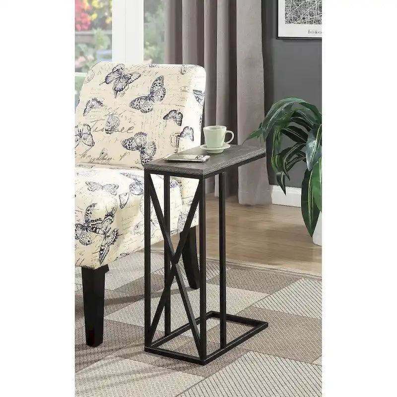 Tucson C-Shaped End Table by Convenience Concepts 1