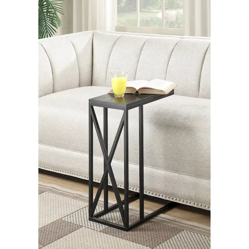 Tucson C-Shaped End Table by Convenience Concepts 4