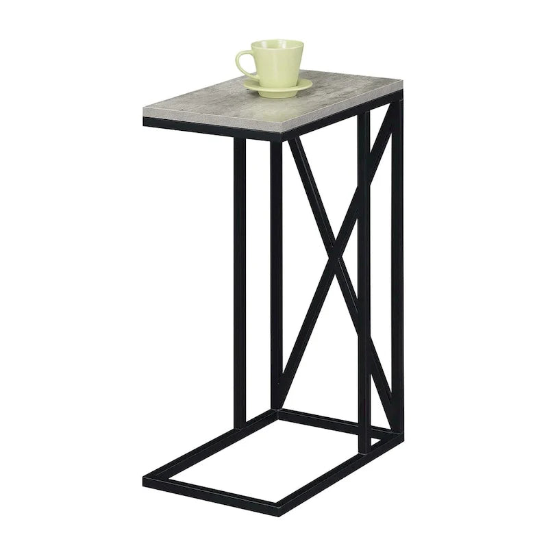 Tucson C-Shaped End Table by Convenience Concepts 8