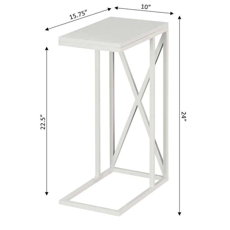 Tucson C-Shaped End Table by Convenience Concepts 13