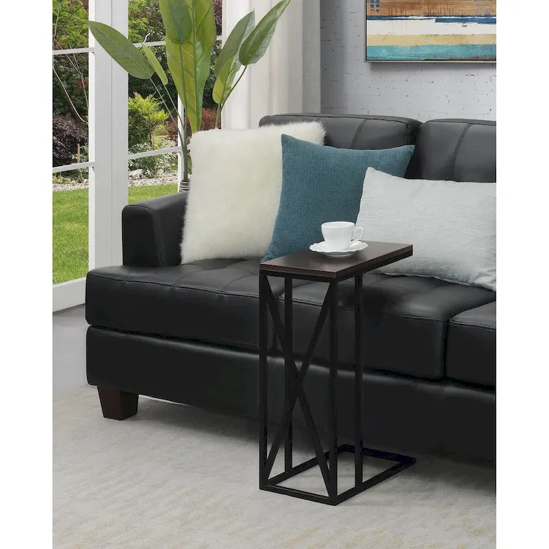 Tucson C-Shaped End Table by Convenience Concepts 18