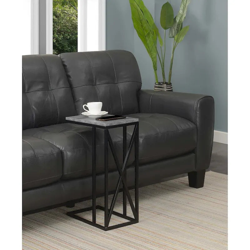 Tucson C-Shaped End Table by Convenience Concepts 22