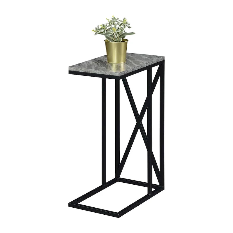 Tucson C-Shaped End Table by Convenience Concepts 23