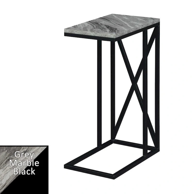 Tucson C-Shaped End Table by Convenience Concepts 25
