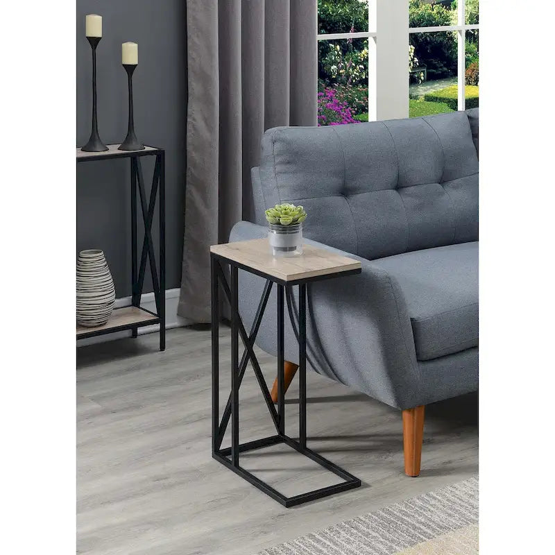 Tucson C-Shaped End Table by Convenience Concepts 26