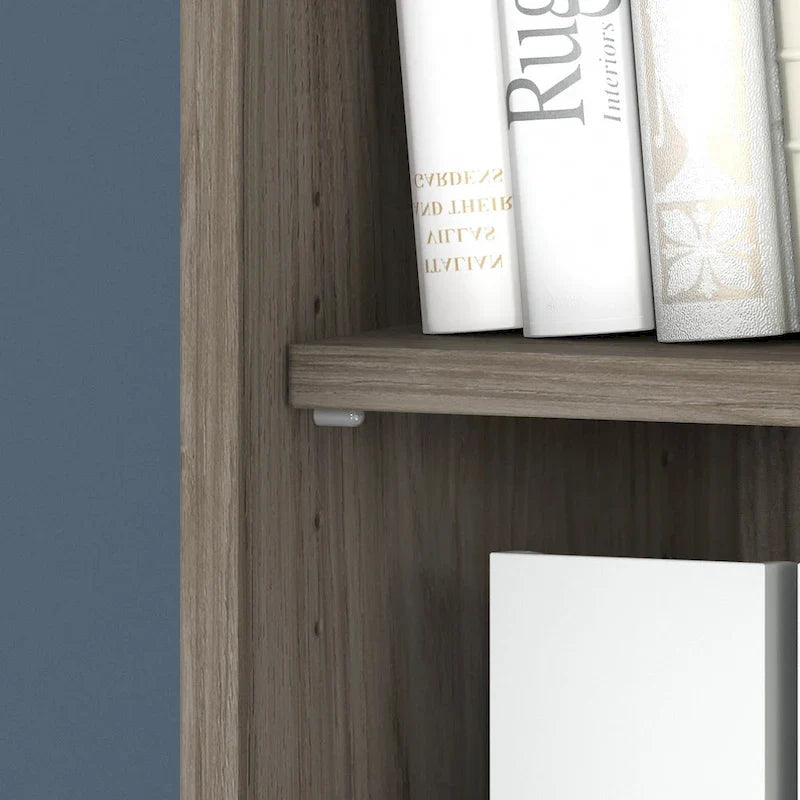 Bush Business Furniture Hybrid Tall 5-Shelf Bookcase 7