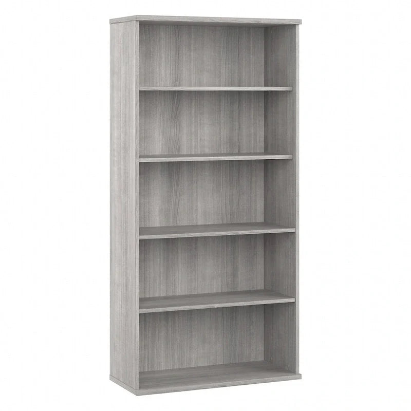 Bush Business Furniture Hybrid Tall 5-Shelf Bookcase 11