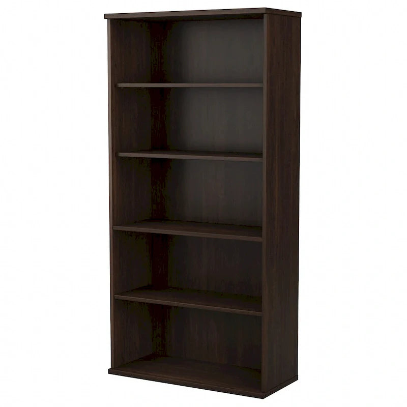 Bush Business Furniture Hybrid Tall 5-Shelf Bookcase 21
