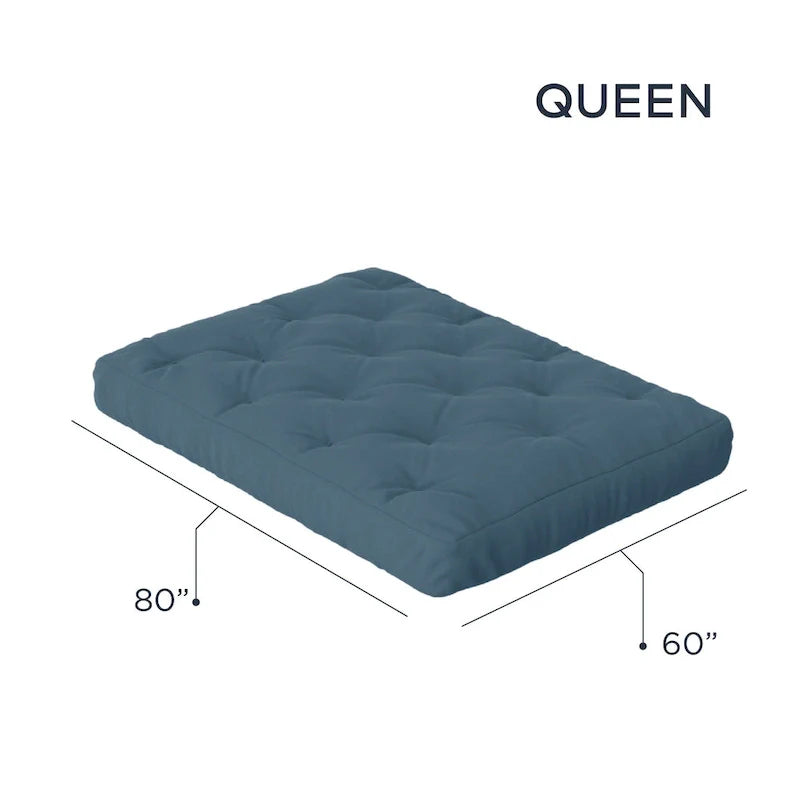 Loosh Home 10-Inch Gel Memory Foam Queen Futon Mattress 10