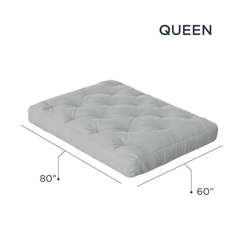Loosh Home 10-Inch Gel Memory Foam Queen Futon Mattress 30