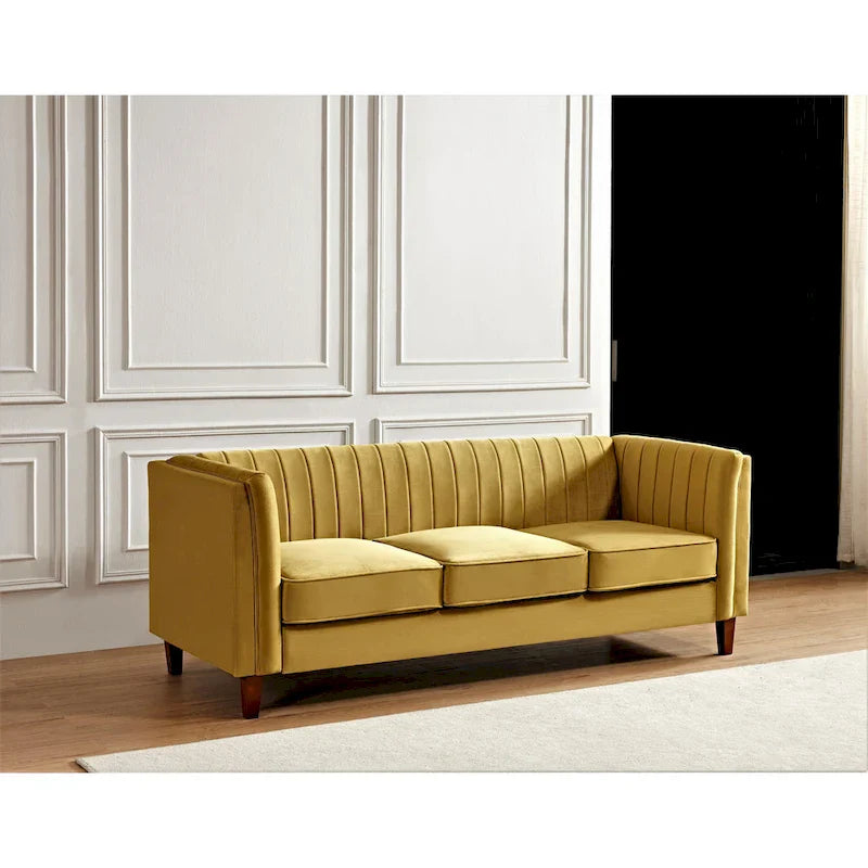 Square Design Sofa with Line Tufting 5