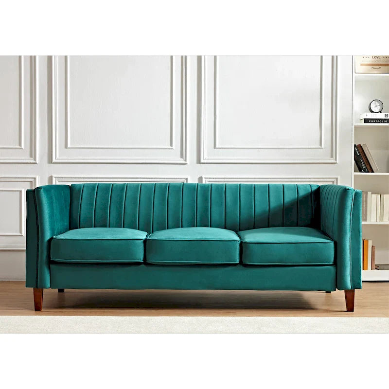 Square Design Sofa with Line Tufting 7
