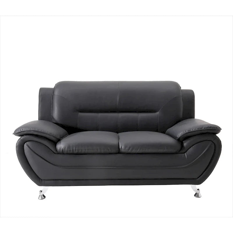 3 Piece Living Room Sofa Set with Upholstered Seating and Modern Design