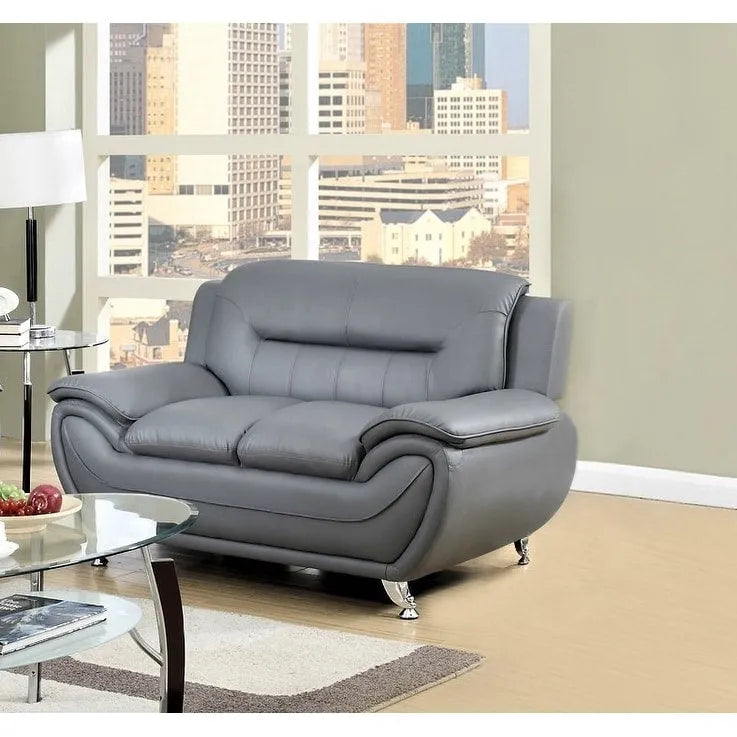 3 Piece Living Room Sofa Set with Upholstered Seating and Modern Design 15