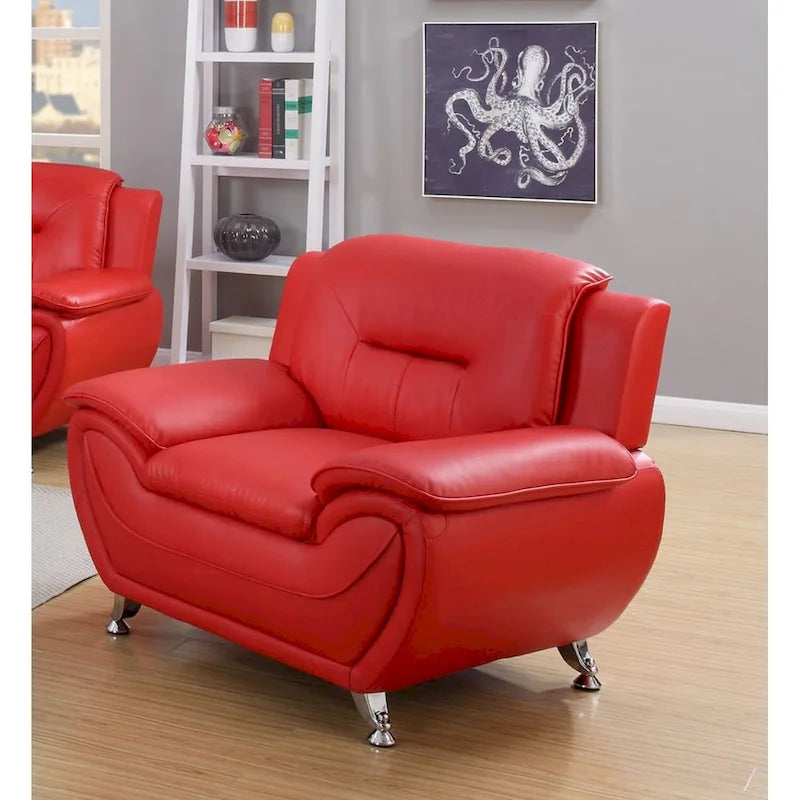 3 Piece Living Room Sofa Set with Upholstered Seating and Modern Design 18