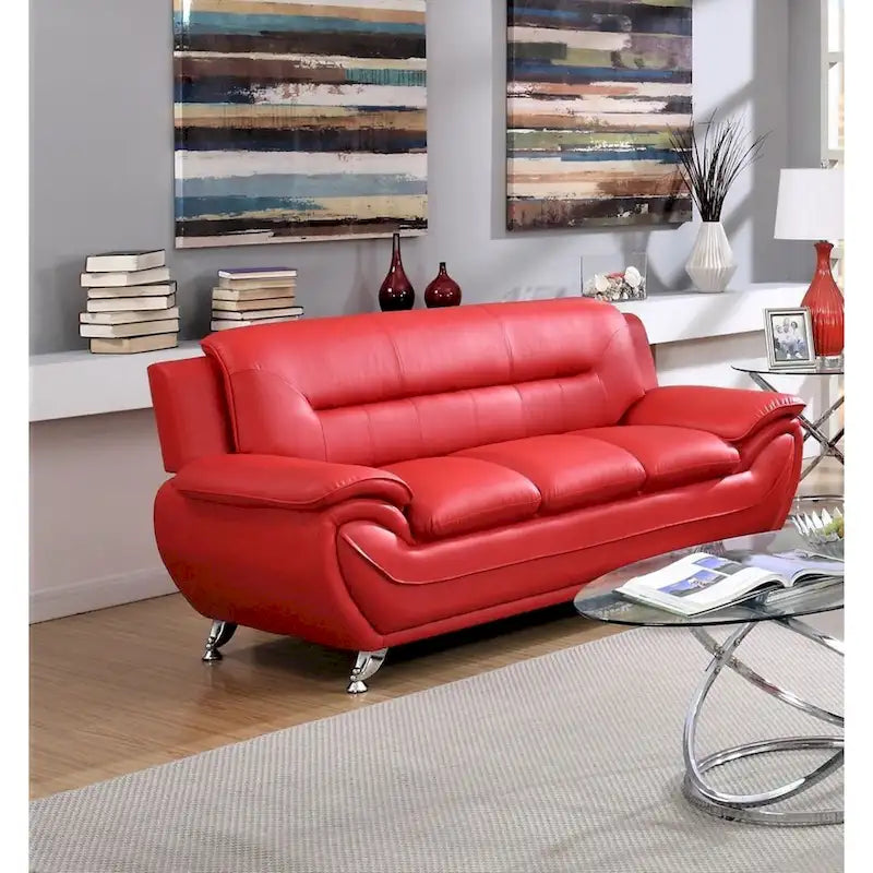 3 Piece Living Room Sofa Set with Upholstered Seating and Modern Design 20