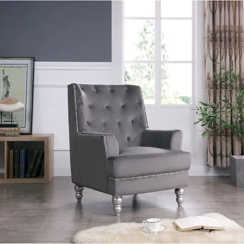 Pamona Luxe Velvet Armchair 22