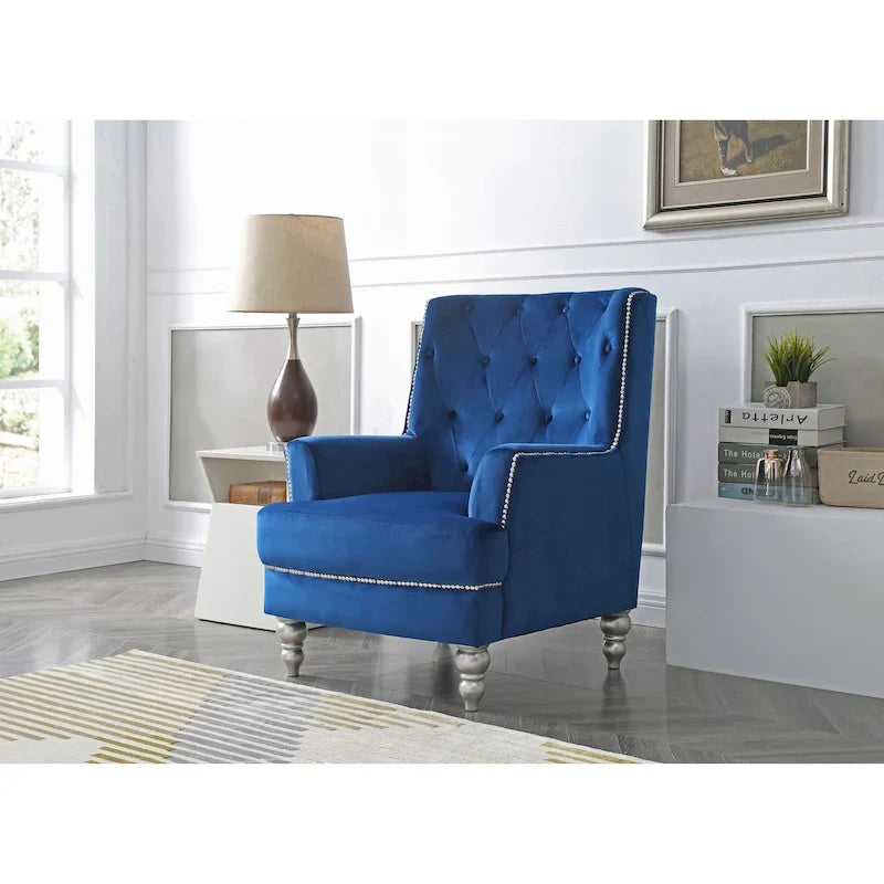Pamona Luxe Velvet Armchair 27