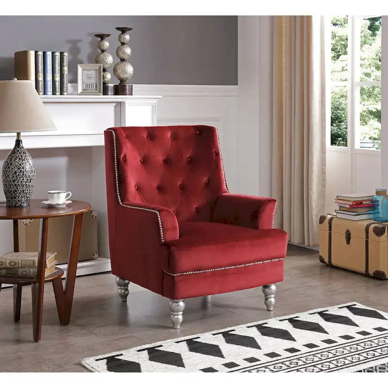 Pamona Luxe Velvet Armchair 6