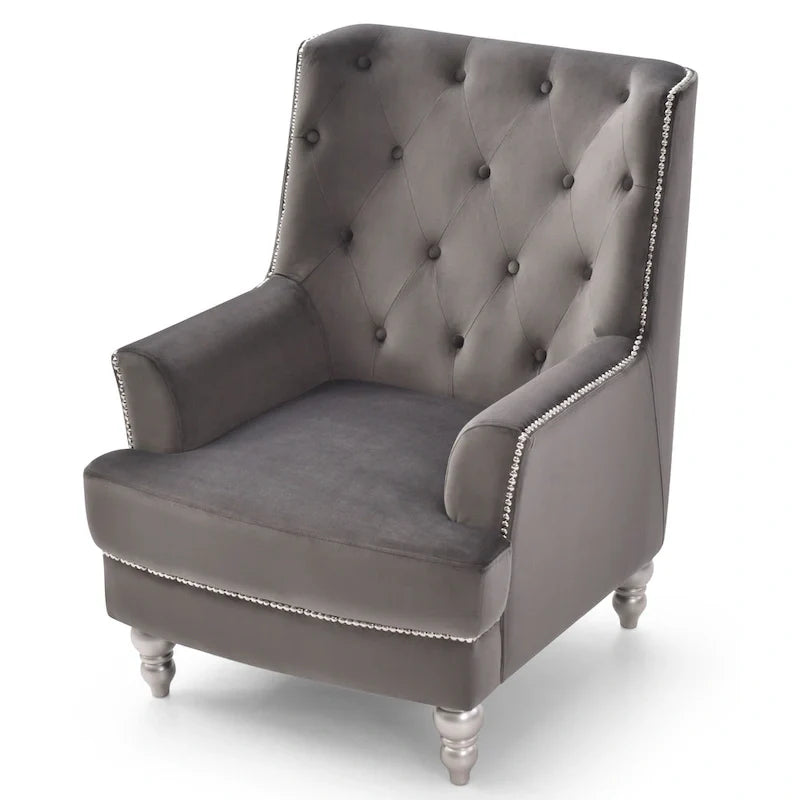 Pamona Luxe Velvet Armchair 7