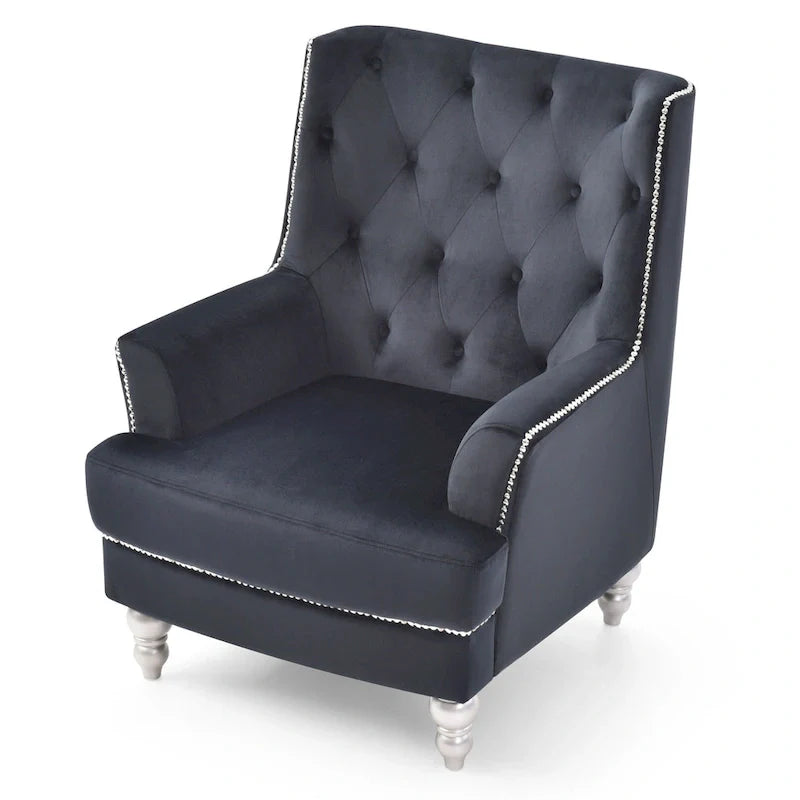 Pamona Luxe Velvet Armchair 11