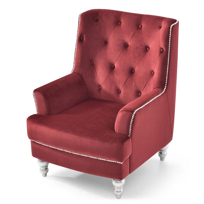 Pamona Luxe Velvet Armchair 15