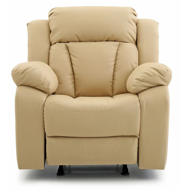 Copper Grove Sorgenfri Faux Leather Reclining Rocker Chair 4