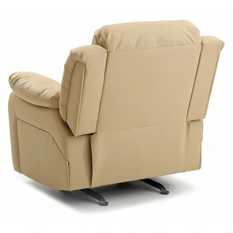 Copper Grove Sorgenfri Faux Leather Reclining Rocker Chair 6