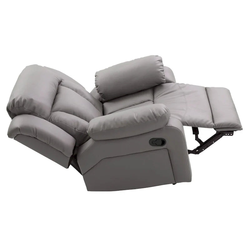 Copper Grove Sorgenfri Faux Leather Reclining Rocker Chair 25