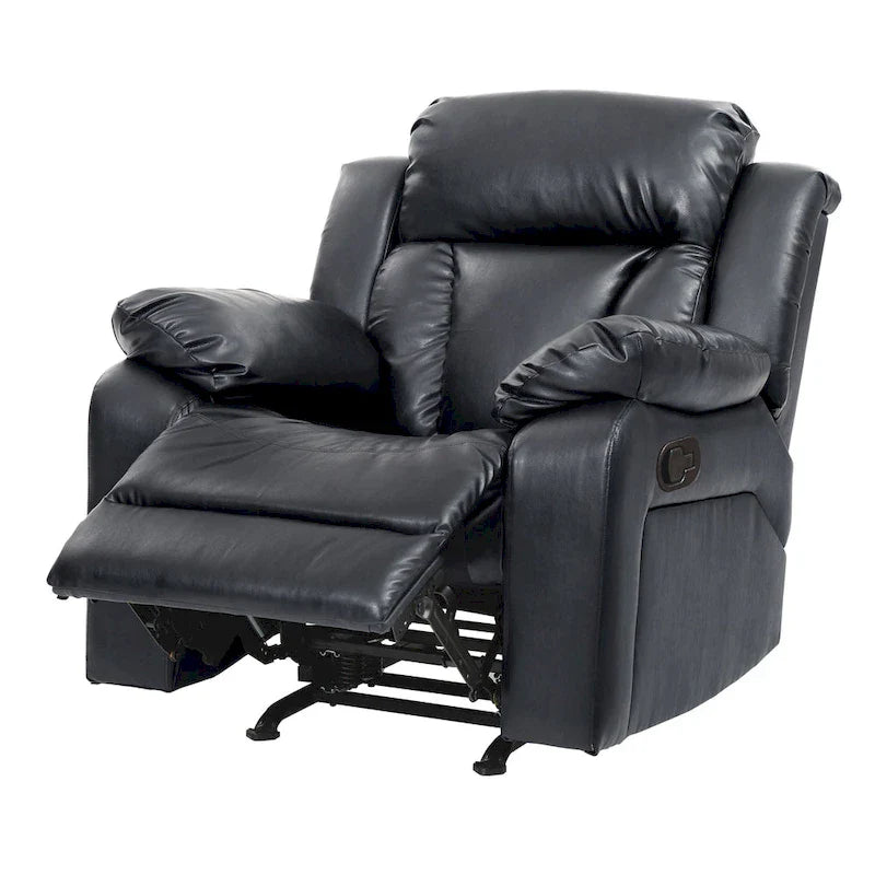 Copper Grove Sorgenfri Faux Leather Reclining Rocker Chair 26