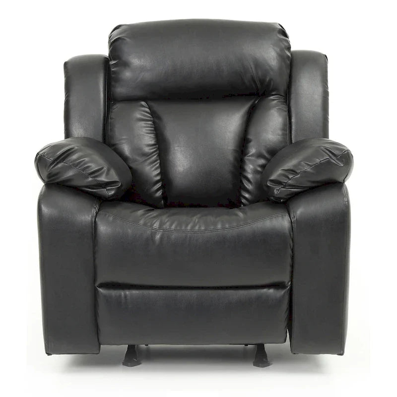 Copper Grove Sorgenfri Faux Leather Reclining Rocker Chair 27