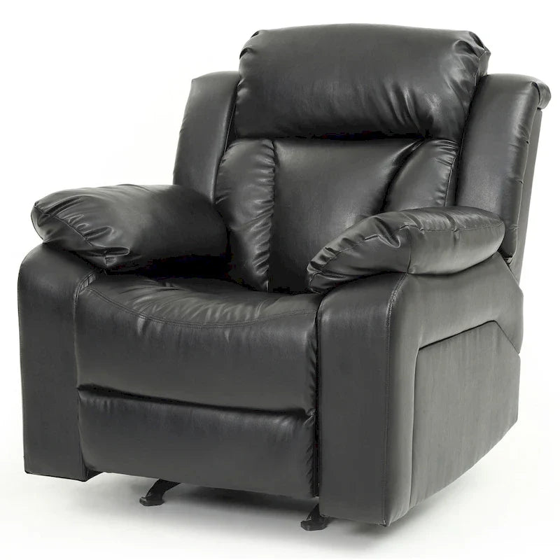 Copper Grove Sorgenfri Faux Leather Reclining Rocker Chair 29