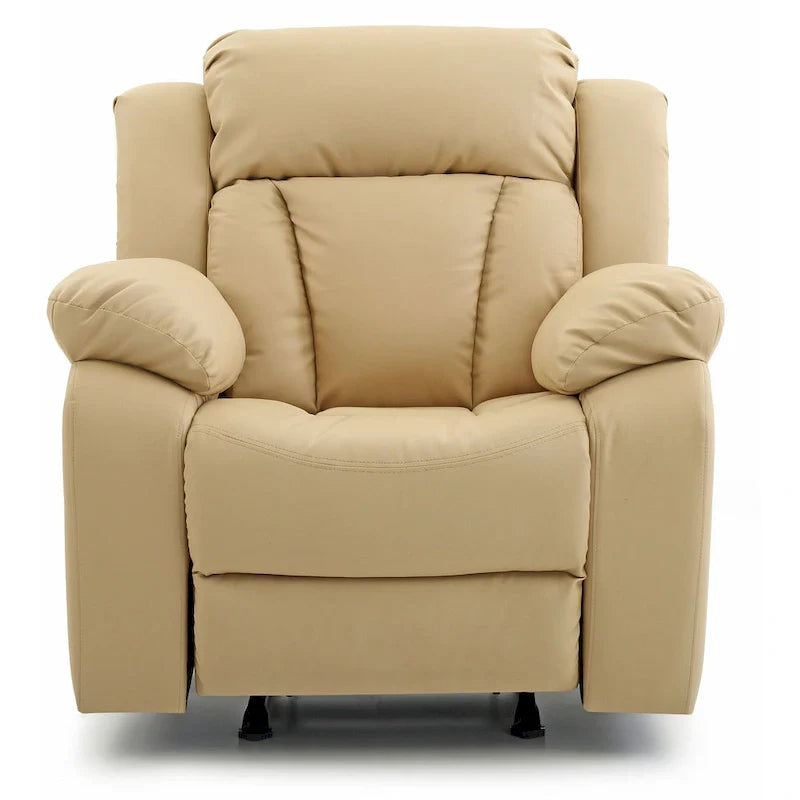 Copper Grove Sorgenfri Faux Leather Reclining Rocker Chair 33