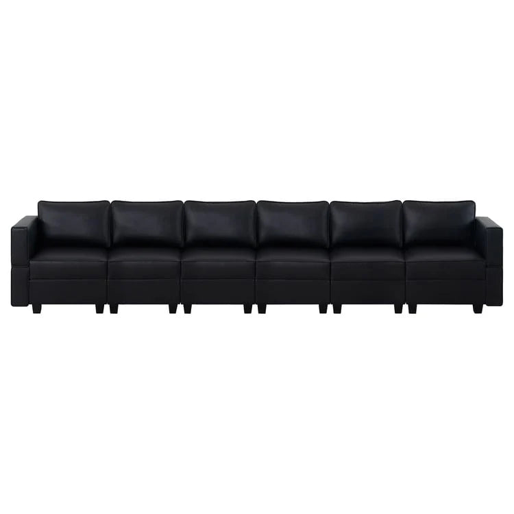 Convertible DIY Modular Sleeper Sectional Sofa Collection with Storage Seats - Perfect for Your Living Room 2