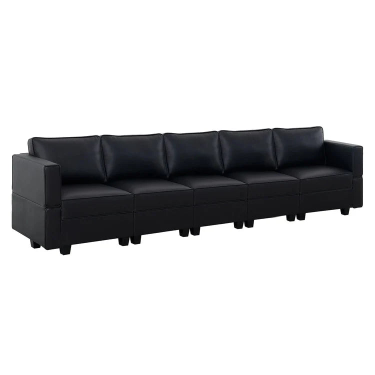 Convertible DIY Modular Sleeper Sectional Sofa Collection with Storage Seats - Perfect for Your Living Room 9