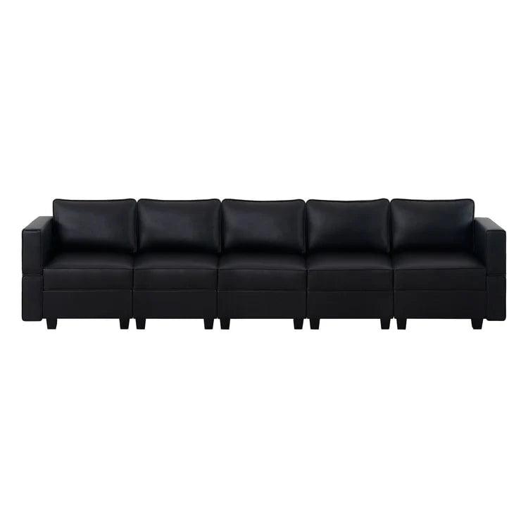Convertible DIY Modular Sleeper Sectional Sofa Collection with Storage Seats - Perfect for Your Living Room 11